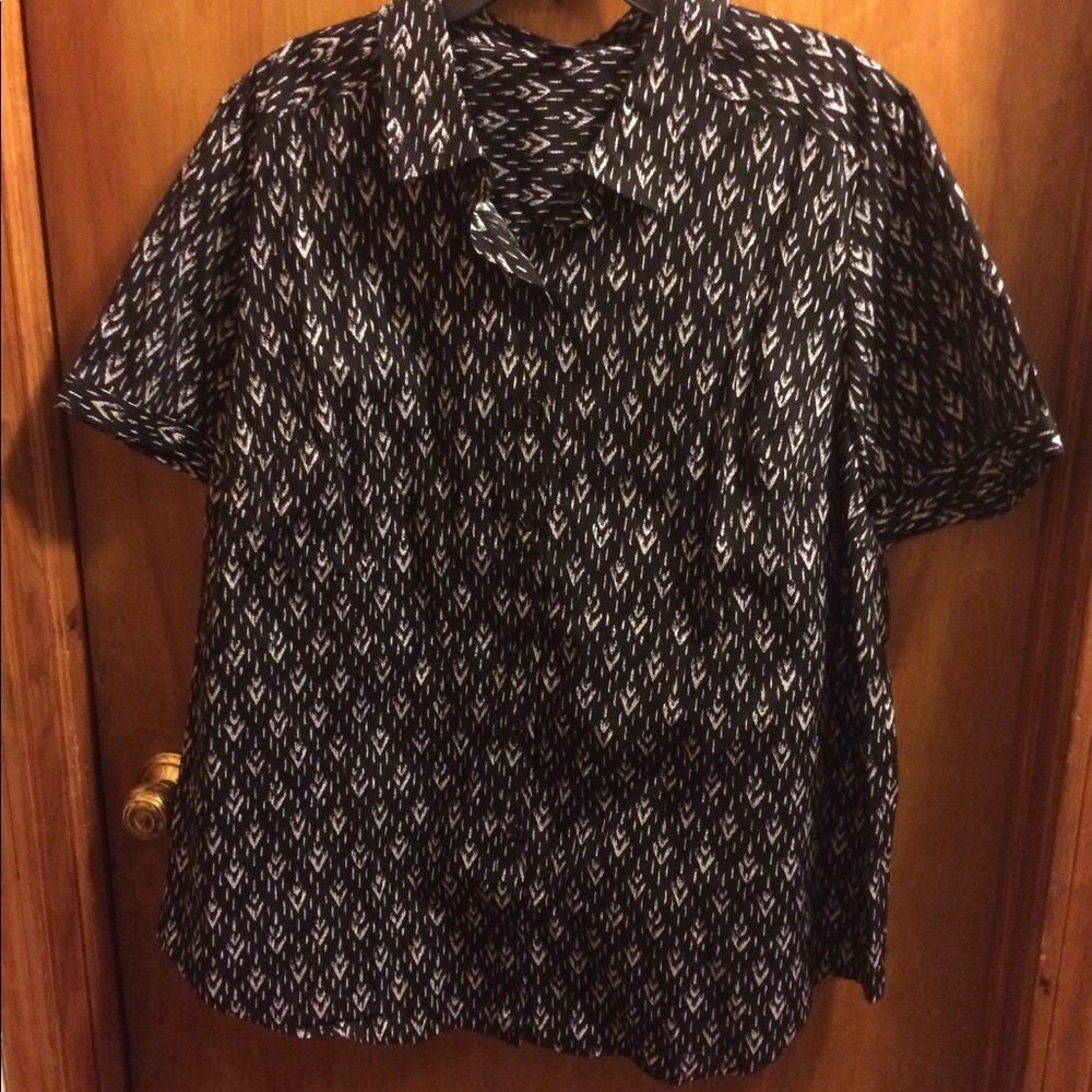 Roaman’s Women’s Size 24W Career Blouse